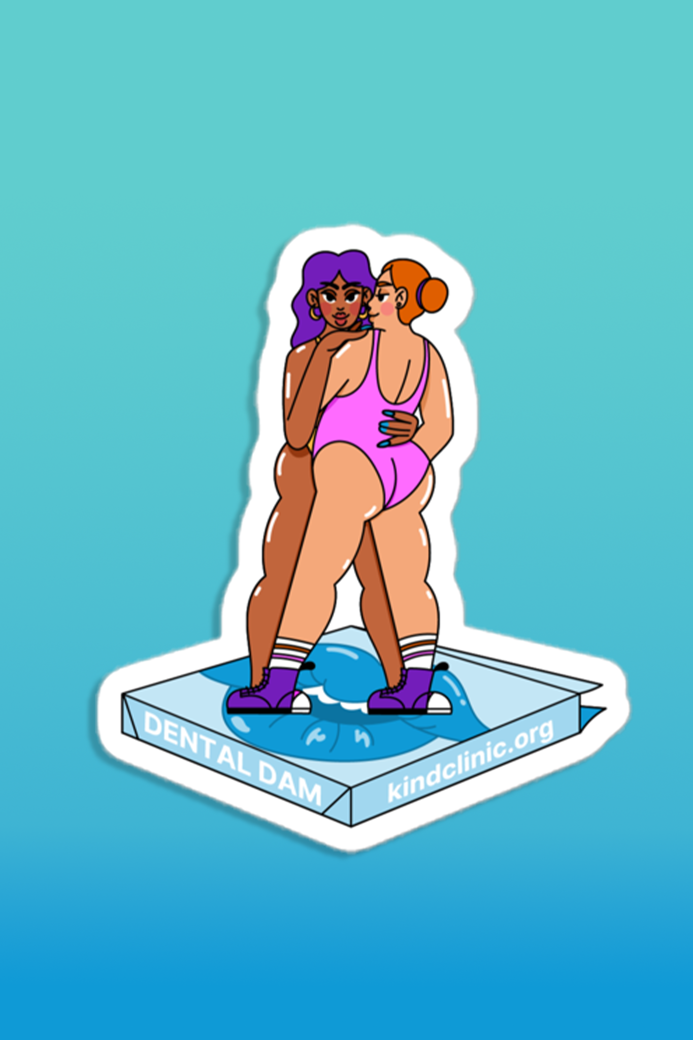 Give It To Me Sapphic Sticker